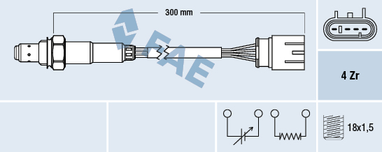 Sonda lambda FAE 77586