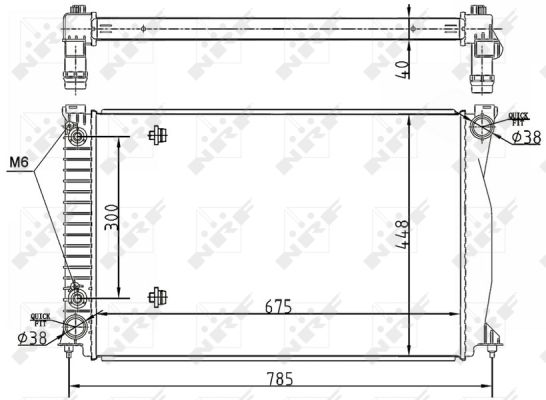 Chłodnica NRF 53105