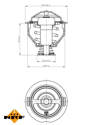 Termostat NRF 725209