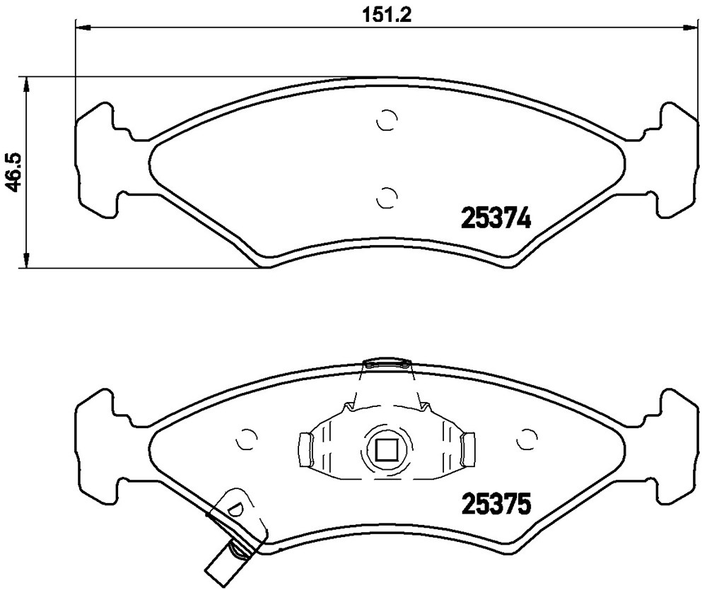 Klocki hamulcowe BREMBO P 30 062