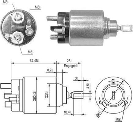 Elektromagnes rozrusznika MAGNETI MARELLI 940113050010