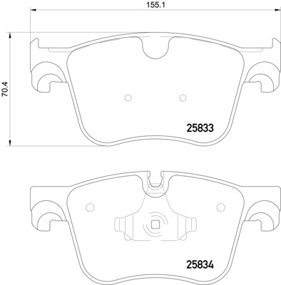 Klocki hamulcowe HELLA 8DB 355 020-981