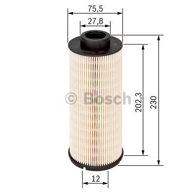 Filtr paliwa BOSCH F 026 402 029