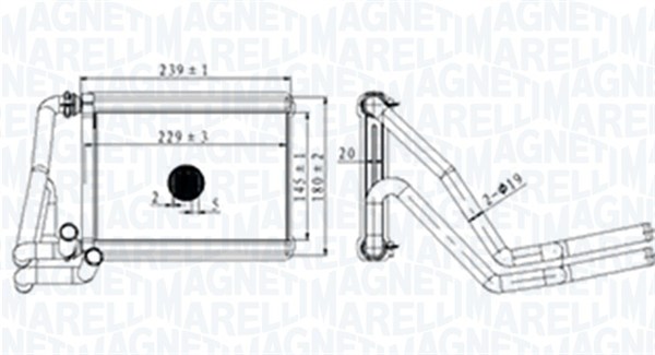 Nagrzewnica MAGNETI MARELLI 350218488000