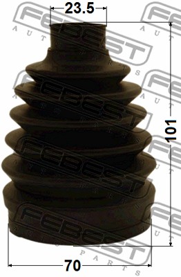 Zestaw osłon FEBEST 0517P-M2