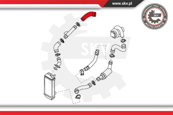 Przewód powietrza doładowującego ESEN SKV 24SKV089