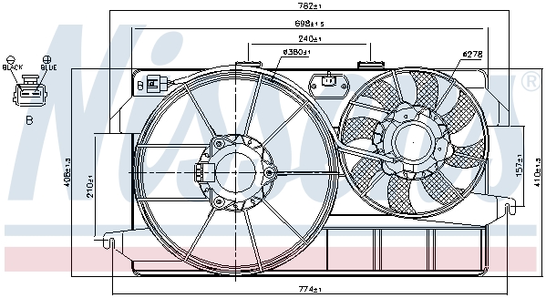 Wentylator NISSENS 85264