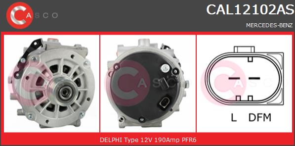 Alternator CASCO CAL12102AS