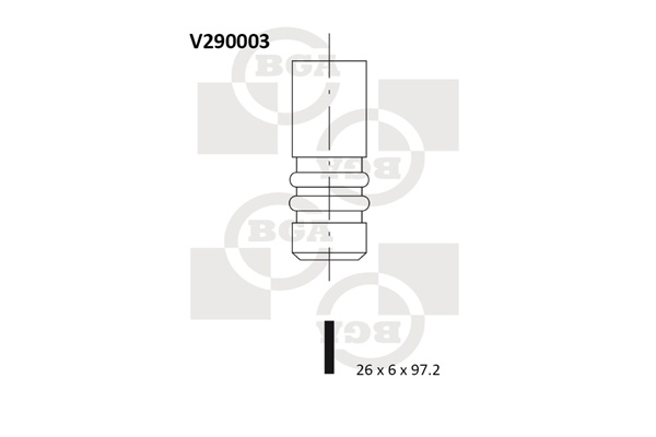 Zawór wydechowy BGA V290003