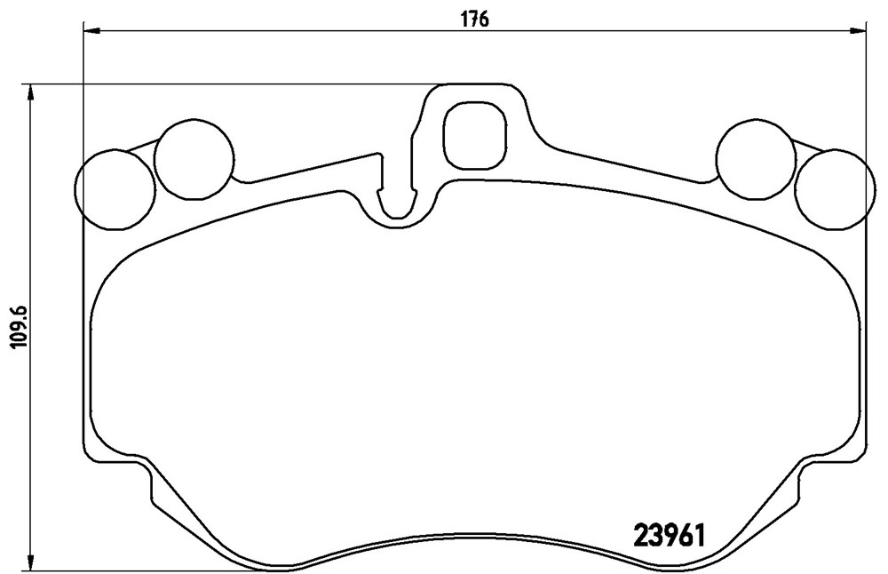 Klocki hamulcowe BREMBO P 65 016