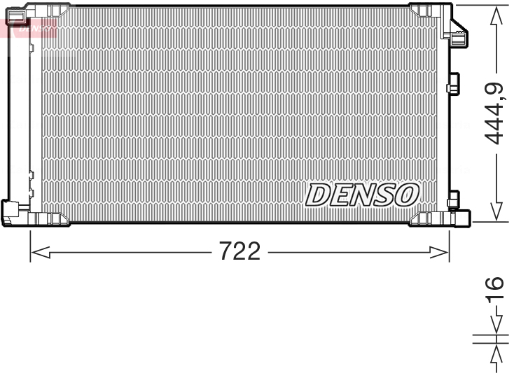 Skraplacz, klimatyzacja DENSO DCN51019