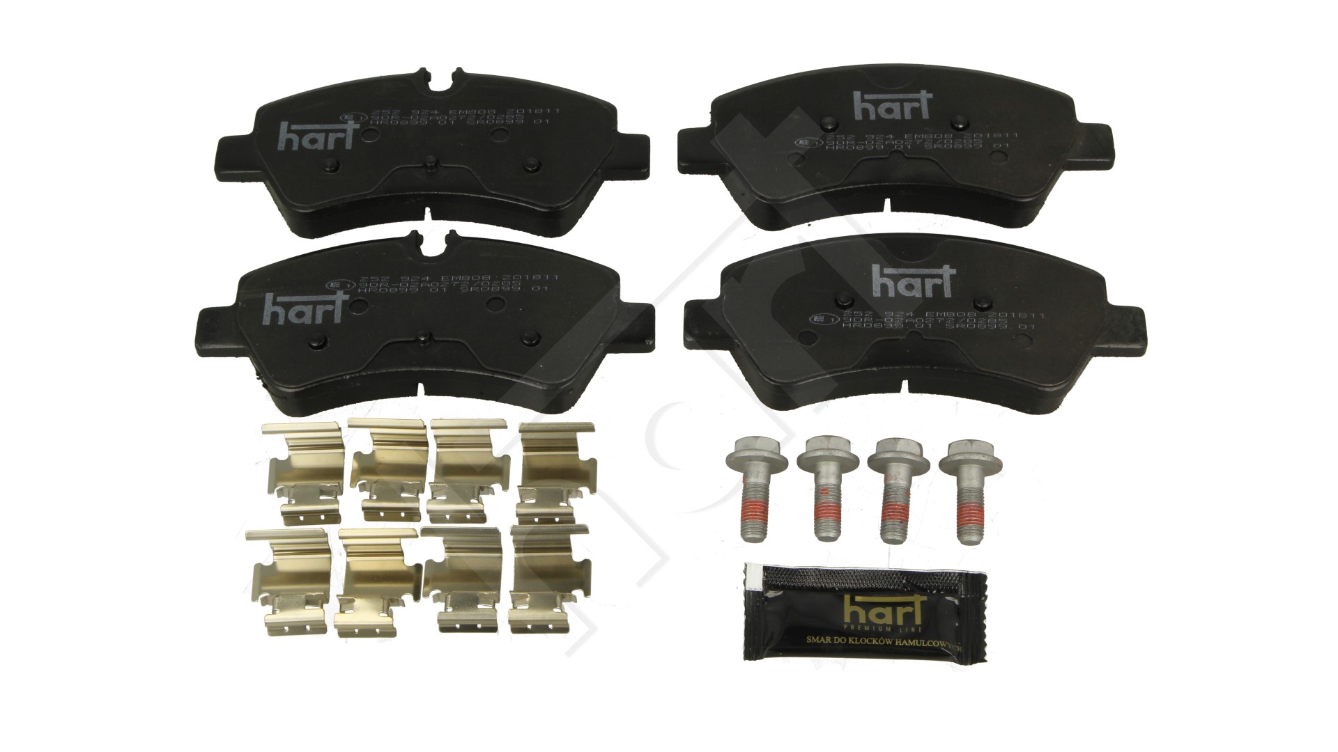 Klocki hamulcowe HART 252 924