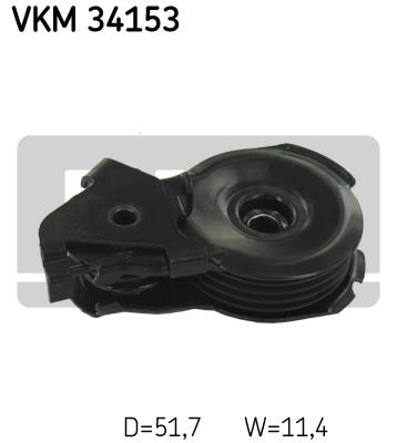 Rolka napinacza paska osprzętu SKF VKM 34153