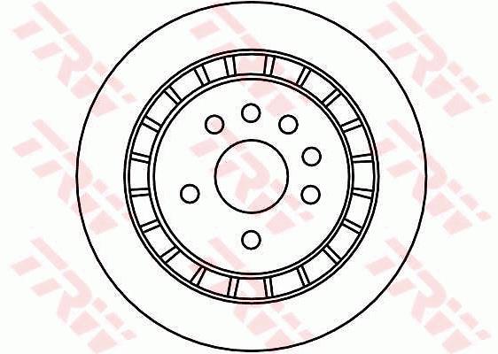 Tarcza hamulcowa TRW DF4337