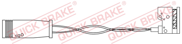 Czujnik zużycia klocków QUICK BRAKE WS 0385 A
