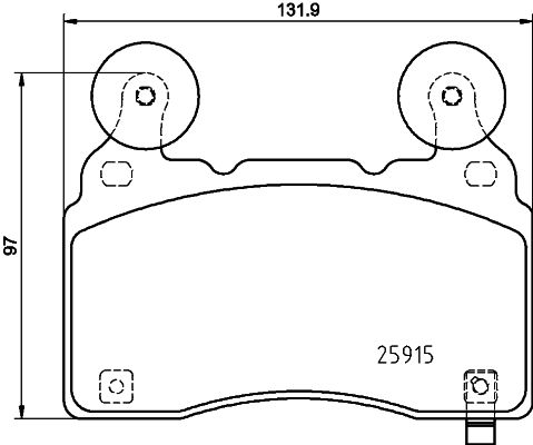 Klocki hamulcowe HELLA 8DB 355 039-481