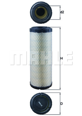 Filtr powietrza MAHLE LX 1240