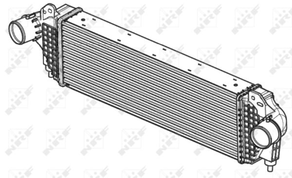 Chłodnica powietrza intercooler NRF 30343