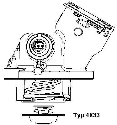 Termostat WAHLER 4833.100D