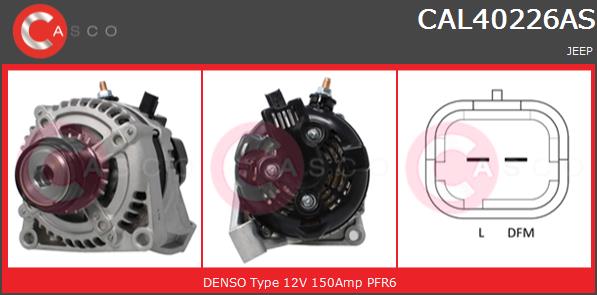 Alternator CASCO CAL40226AS