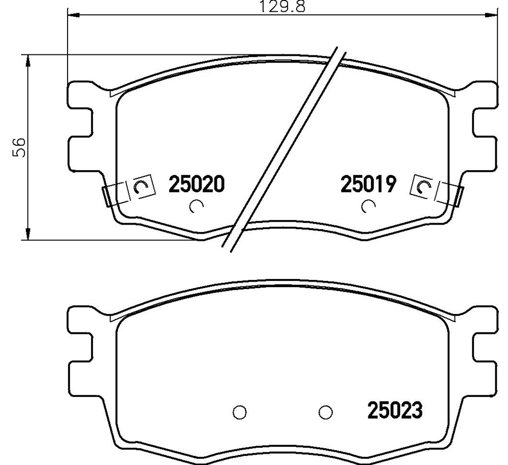 Klocki hamulcowe BREMBO P 30 069