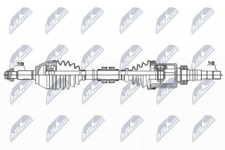 Wał napędowy NTY NPW-NS-148