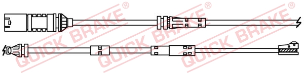 Czujnik zużycia klocków QUICK BRAKE WS 0424 A
