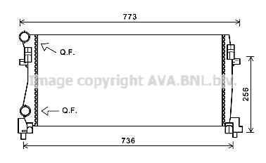 Chłodnica AVA QUALITY COOLING VNA2340