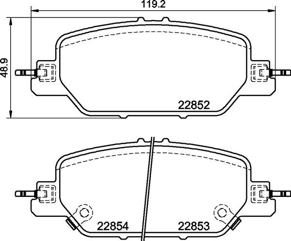 Klocki hamulcowe BREMBO P 28 097