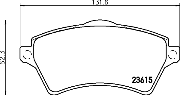 Klocki hamulcowe HELLA 8DB 355 009-761