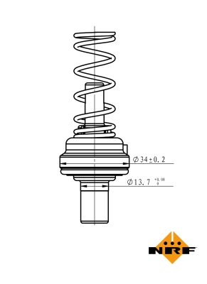 Termostat NRF 725195