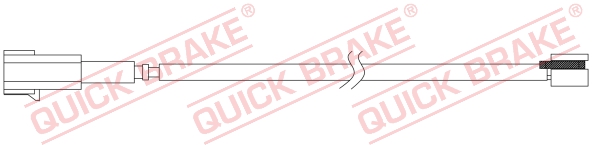 Czujnik zużycia klocków QUICK BRAKE WS 0433 A