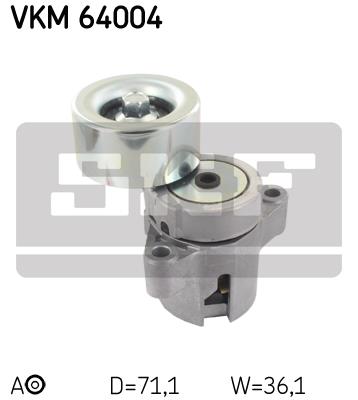 Rolka napinacza paska osprzętu SKF VKM 64004