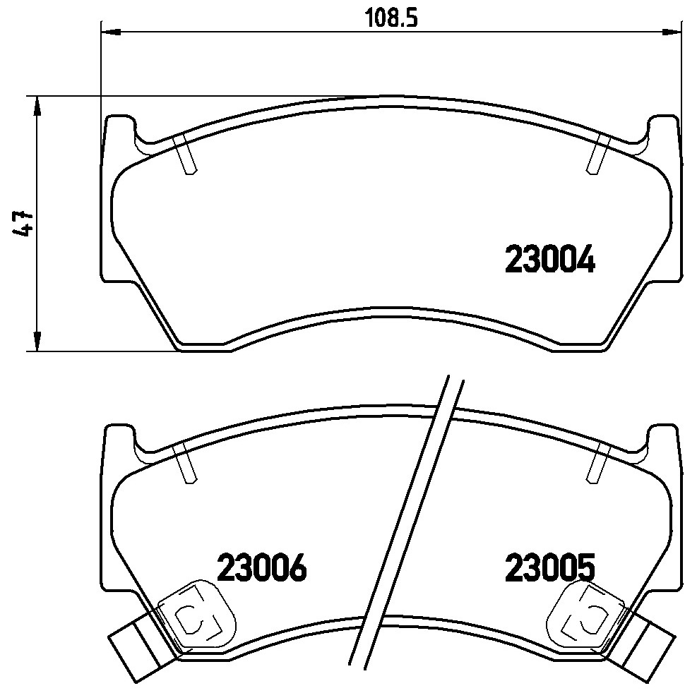 Klocki hamulcowe BREMBO P 56 033