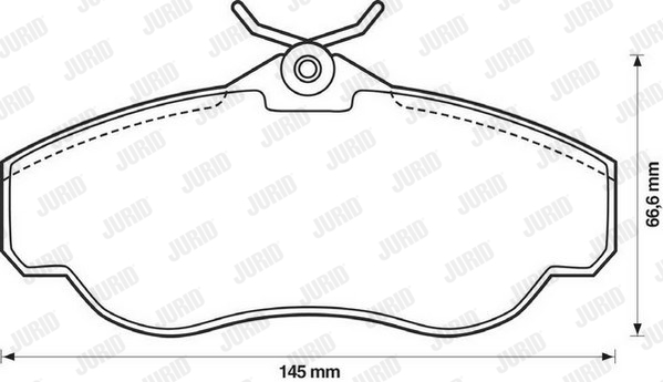 Klocki hamulcowe JURID 571937J