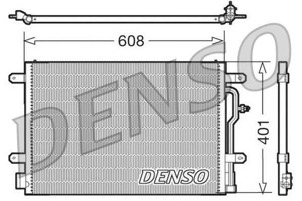 Skraplacz klimatyzacji DENSO DCN02012