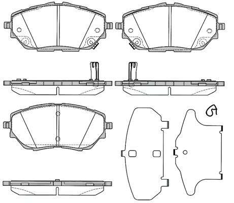 Klocki hamulcowe REMSA 1786.02
