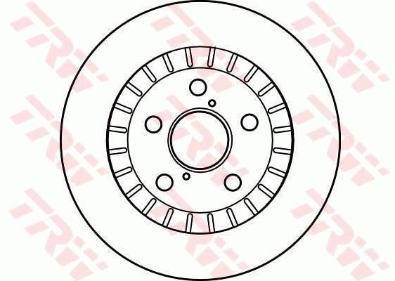 Tarcza hamulcowa TRW DF4093