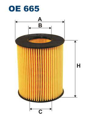 Filtr oleju FILTRON OE665
