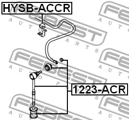Łącznik stabilizatora FEBEST 1223-ACR