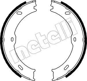 Zestaw szczęk hamulcowych METELLI 53-0246