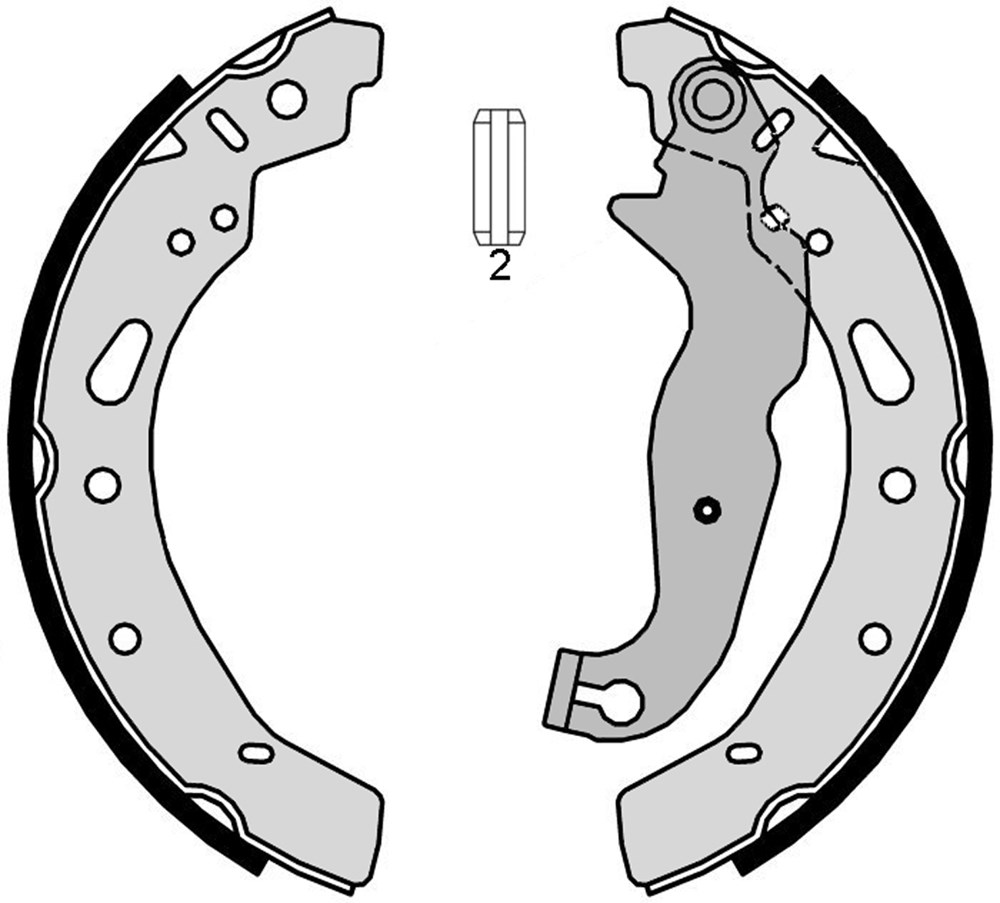 Szczęki hamulcowe BREMBO S 24 540