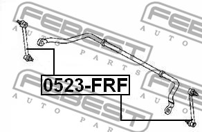 Łącznik stabilizatora FEBEST 0523-FRF