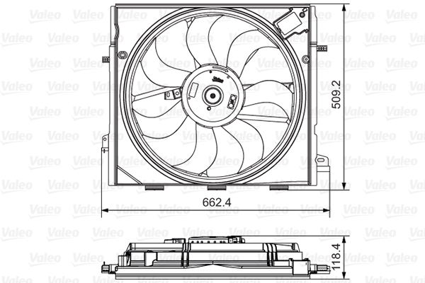 Wentylator VALEO 696873