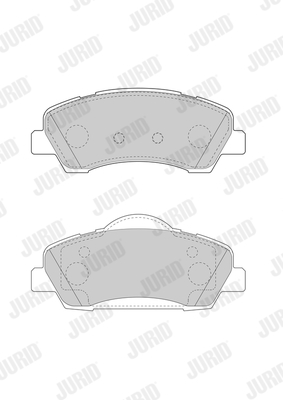 Klocki hamulcowe JURID 573630J