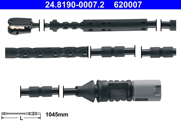 Czujnik zużycia klocków ATE 24.8190-0007.2