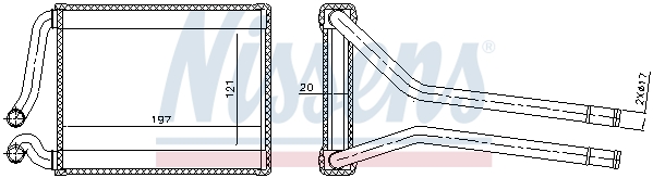 Nagrzewnica NISSENS 77537