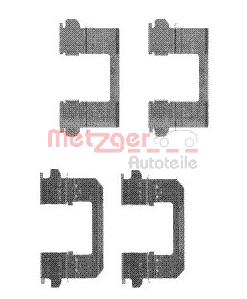 Zestaw akcesoriów montażowych  klocków hamulcowych METZGER 109-1736