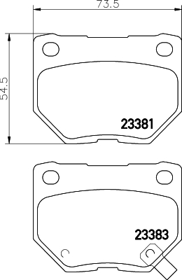 Klocki hamulcowe HELLA 8DB 355 011-601