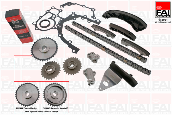 Zestaw łańcucha rozrządu FAI AUTOPARTS TCK444